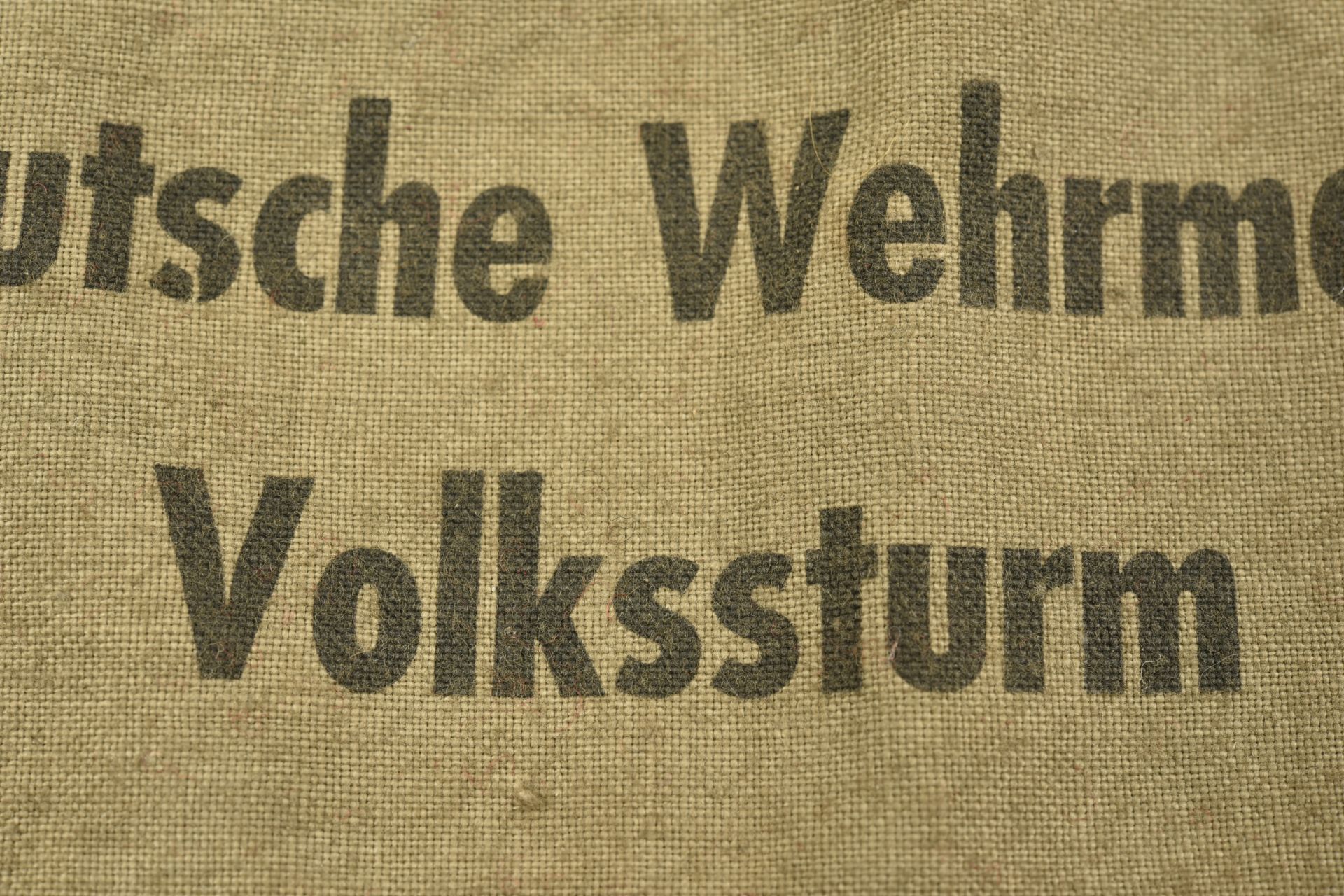 Brassard Volkssturm. Volksturm armband. - Image 2 of 4