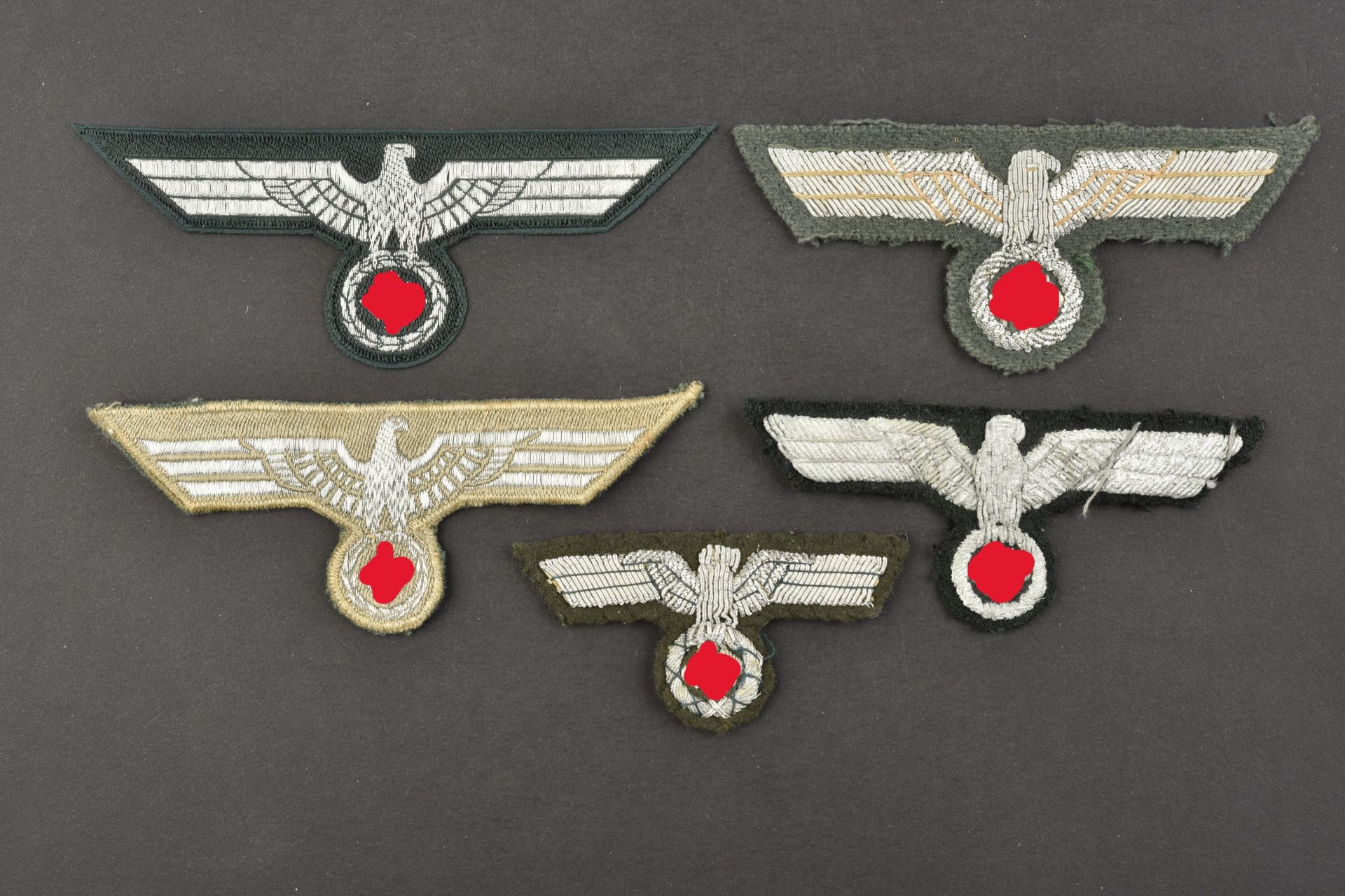 Insignes d officier de la Heer. Heer officer badges.