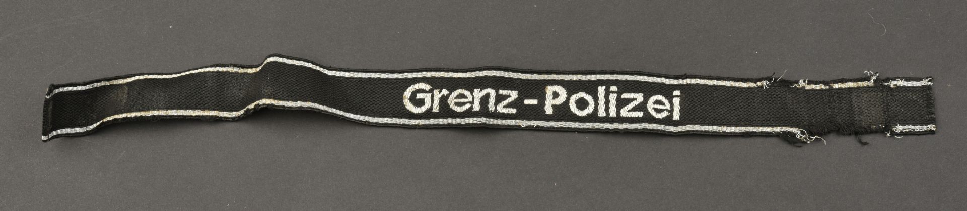 Bande de bras Grenz Polizei. Grenz Polizei cufftittle.