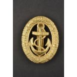 Insigne d officier de quart. Officer of the watch badge.