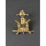 Insigne de casque tropical de la 5eme Division de Chemises Noires. Tropical helmet badge of the 5th 