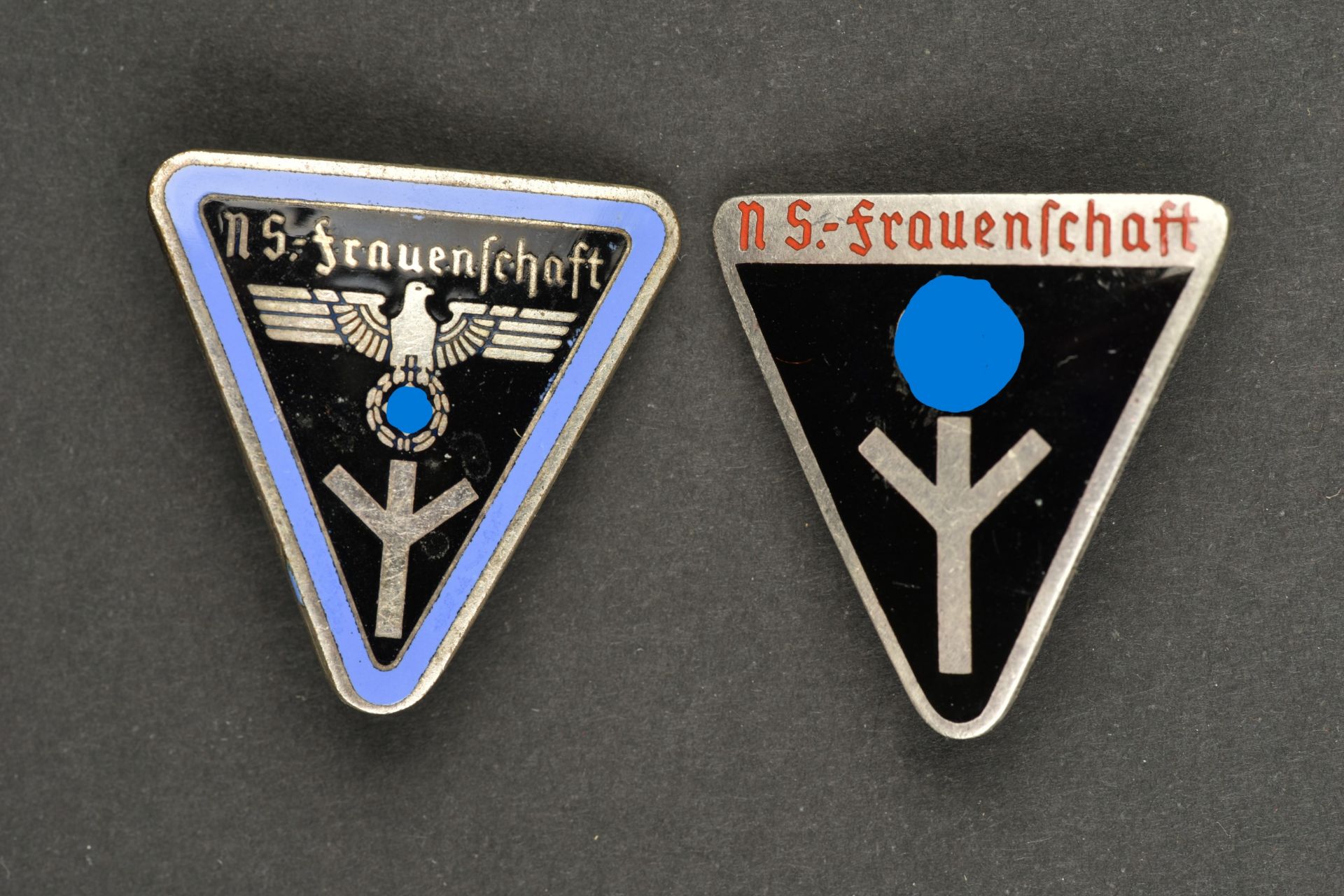 Insignes NS Frauenschaft. NSF insignia.