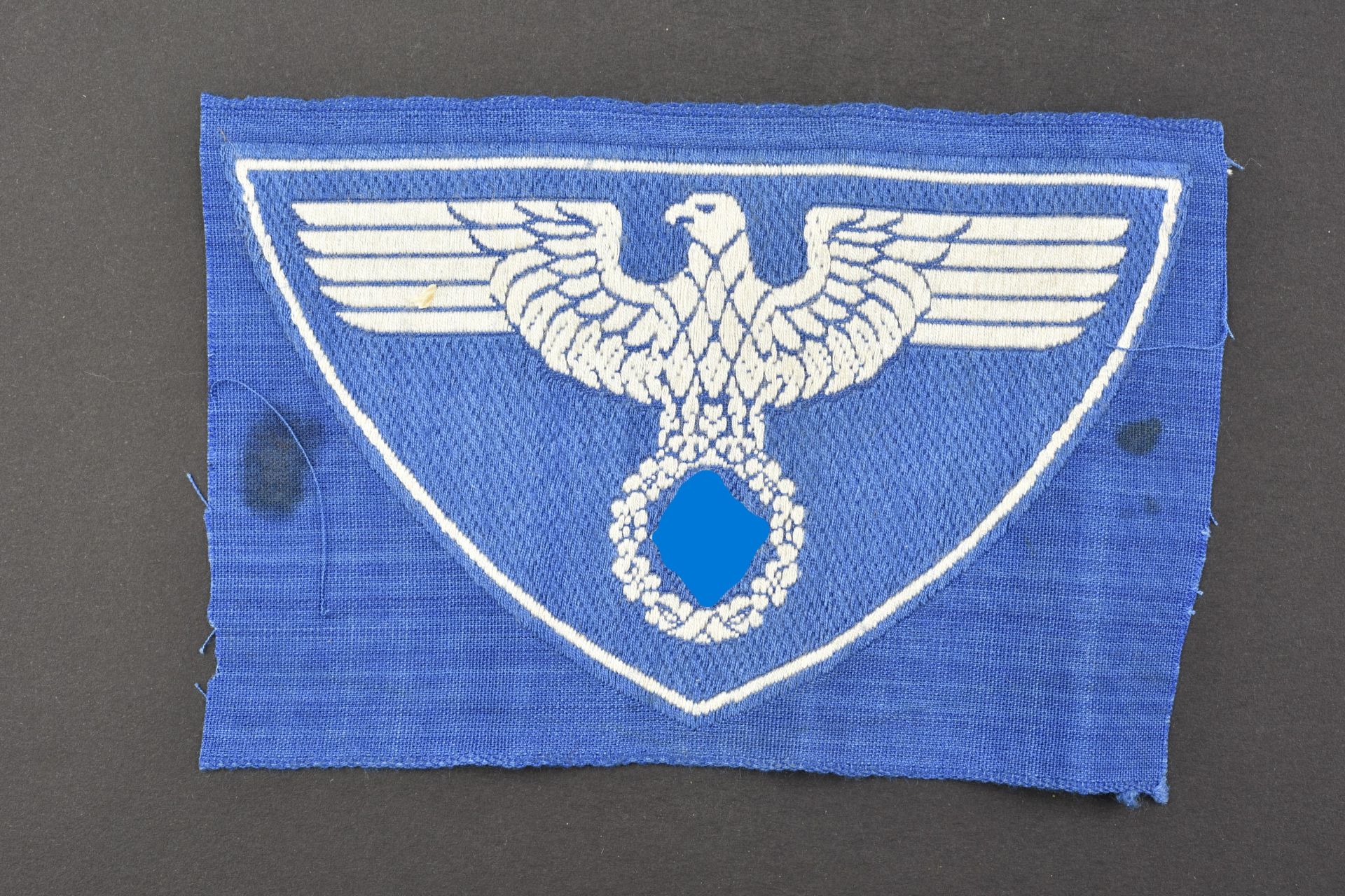 Insigne de maillot de sport Reichspost. Reichspost sports shirt badge.