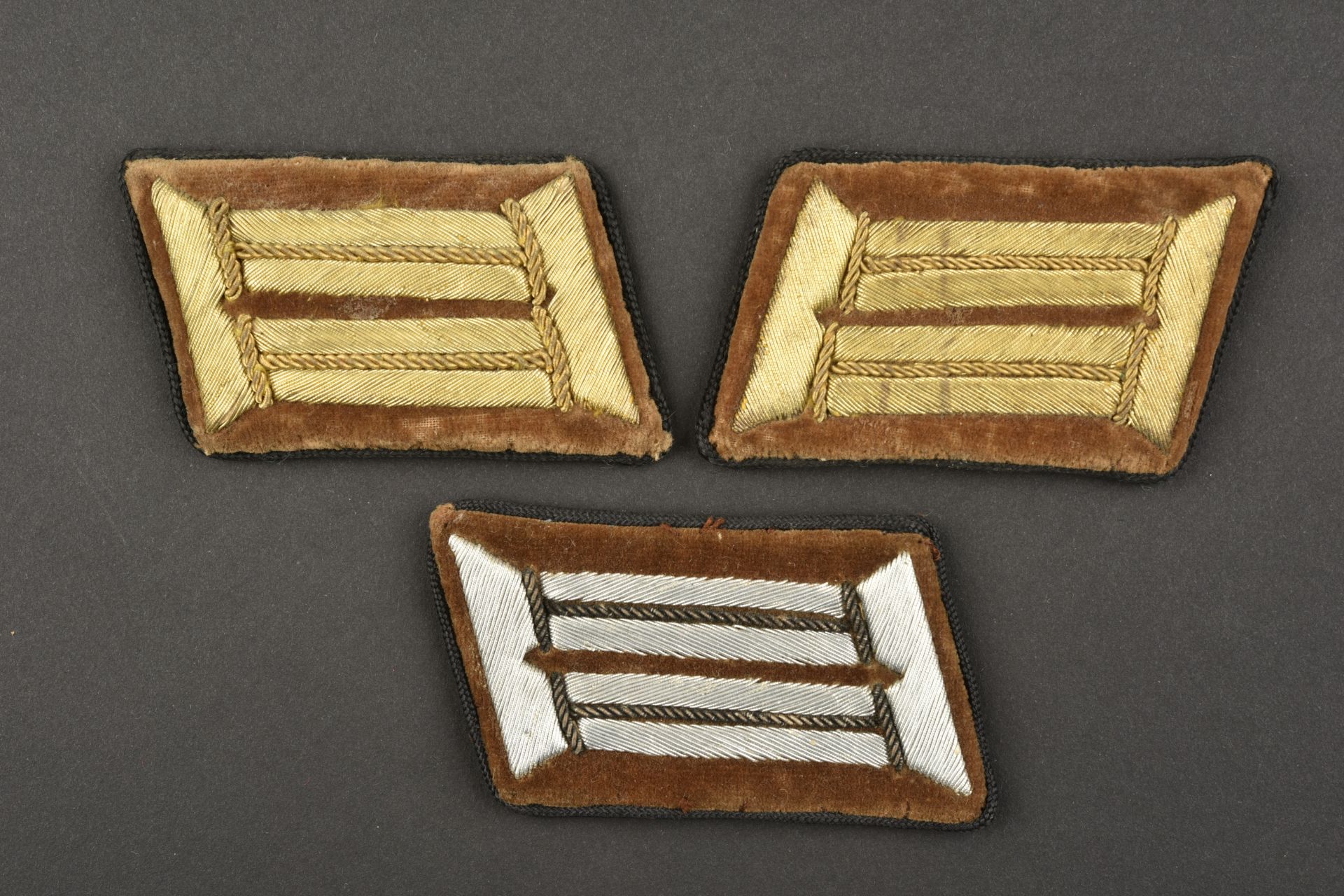 Pattes de col Kreisleiter. Kreisleiter collar tabs.