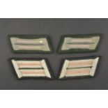 Pattes de col officier Heer. Heer officer collar tabs.