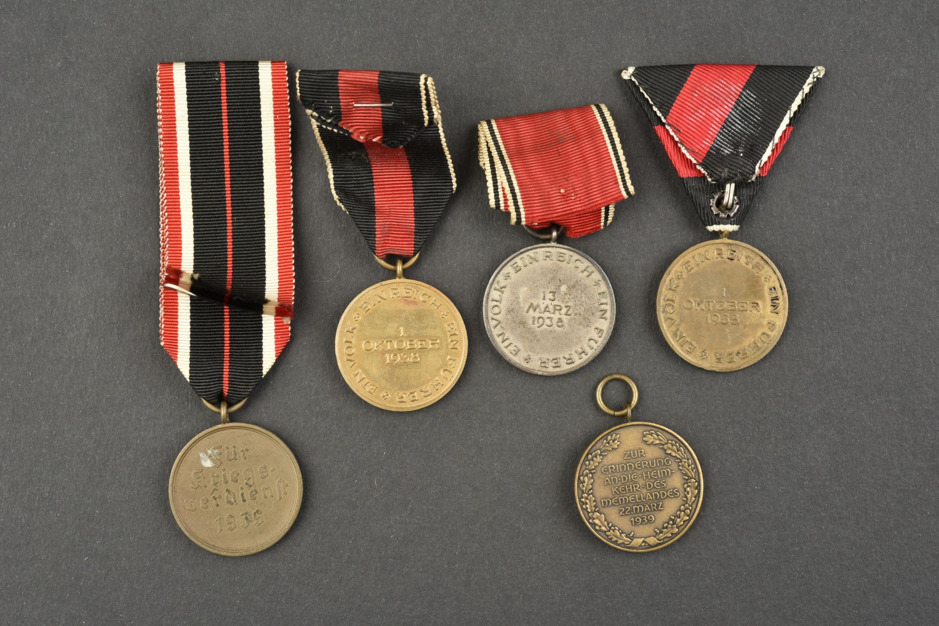 Medaille du 1er octobre 1938. Medal of October 1, 1938. - Bild 2 aus 2