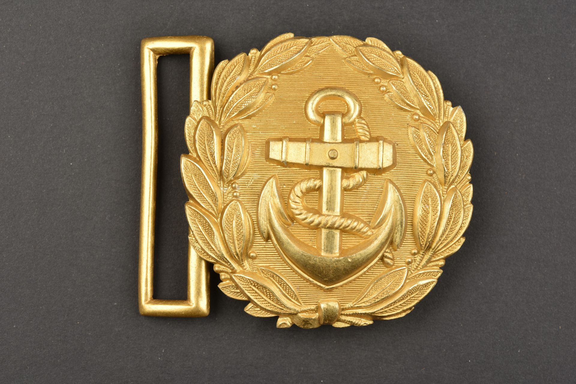 Boucle de ceinturon KM. Kriegsmarine belt buckle.