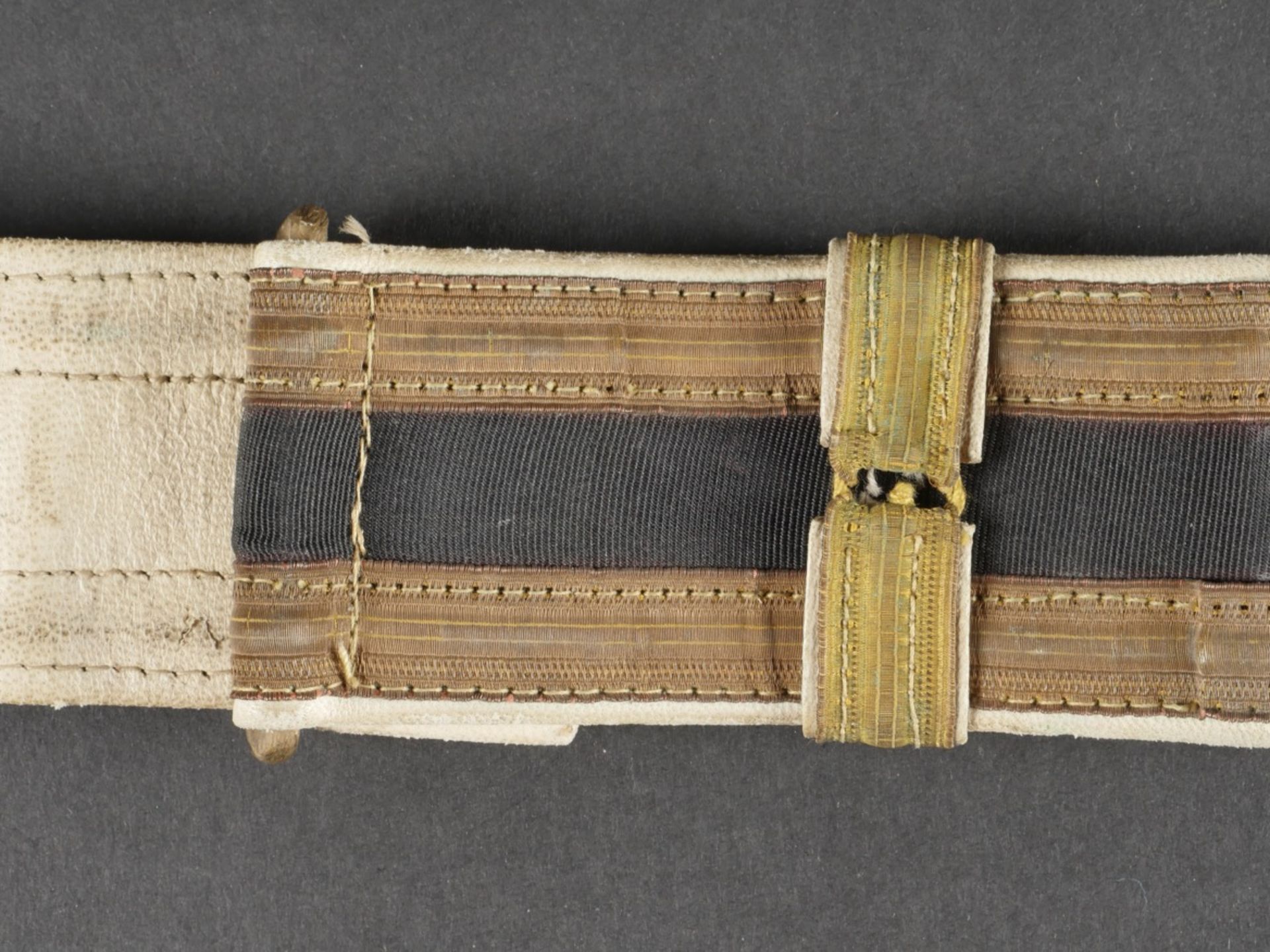 Lot de deux ceinturons dÕ-officier de la MVSN. Set of two MVSN officer s belts. - Bild 9 aus 19