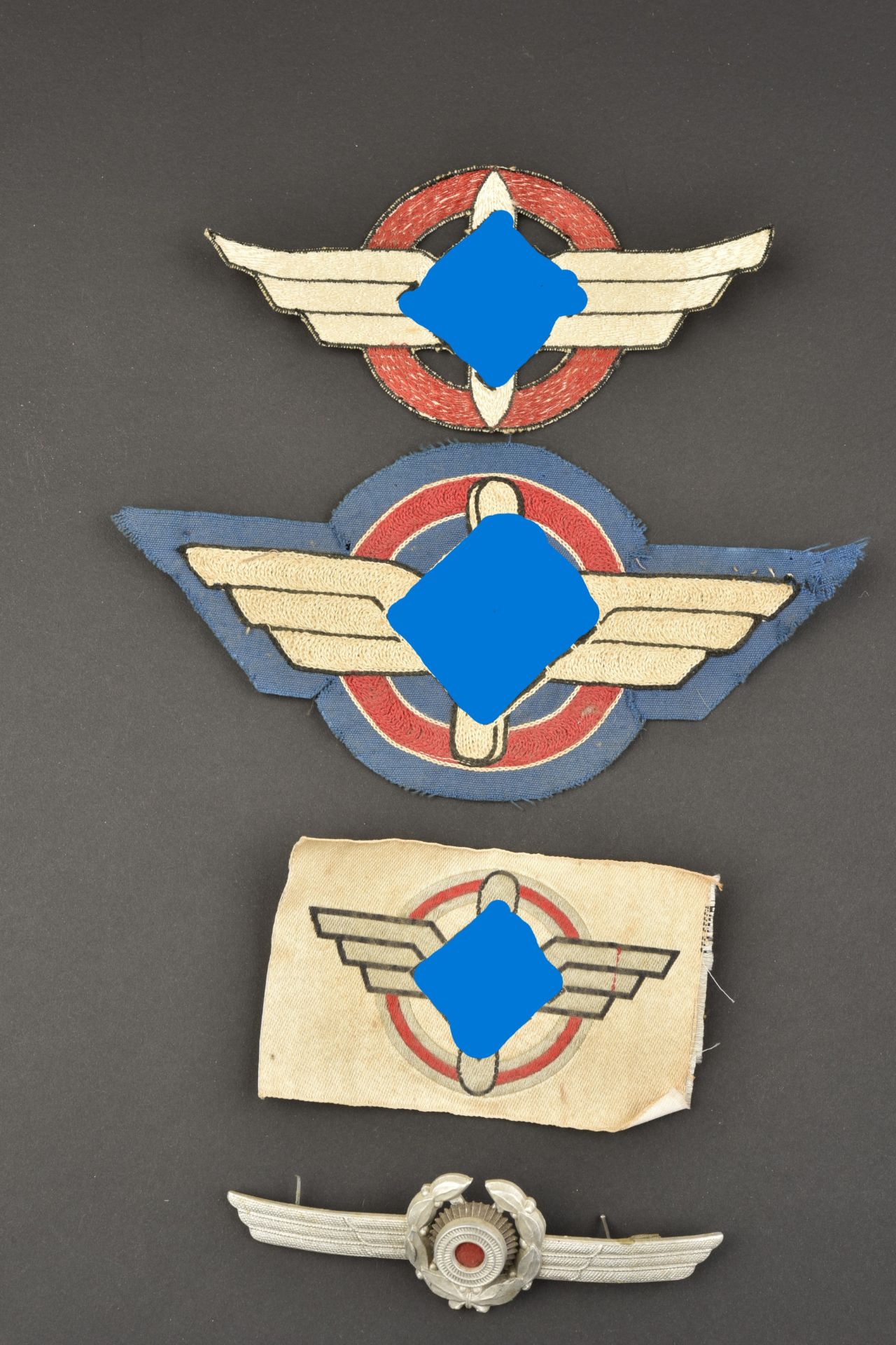 Insignes du DLV. DLV badges.