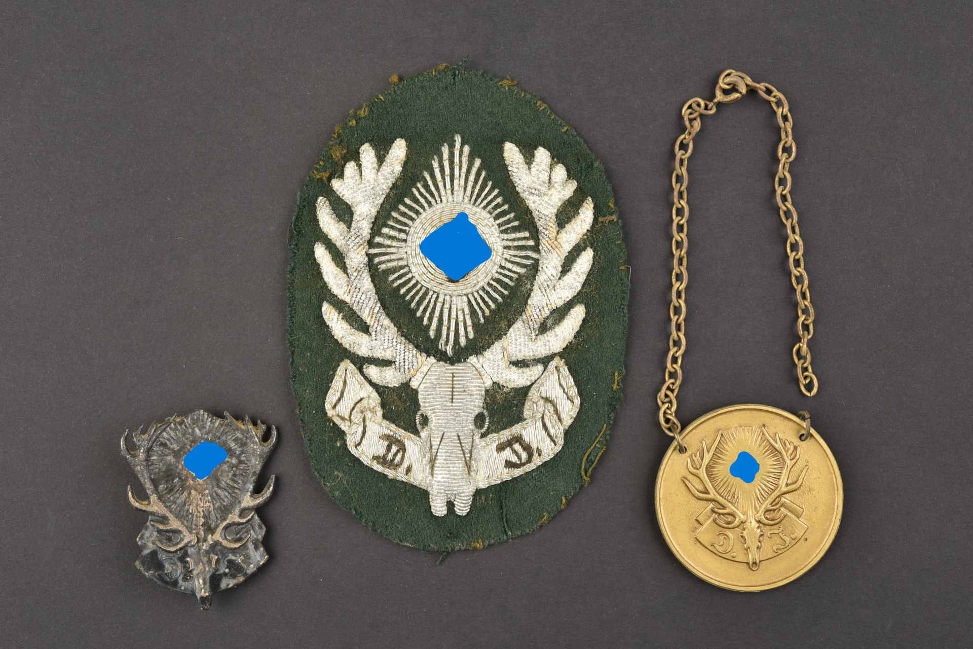 Insignes chasseurs du Reich. Reich hunter badges.