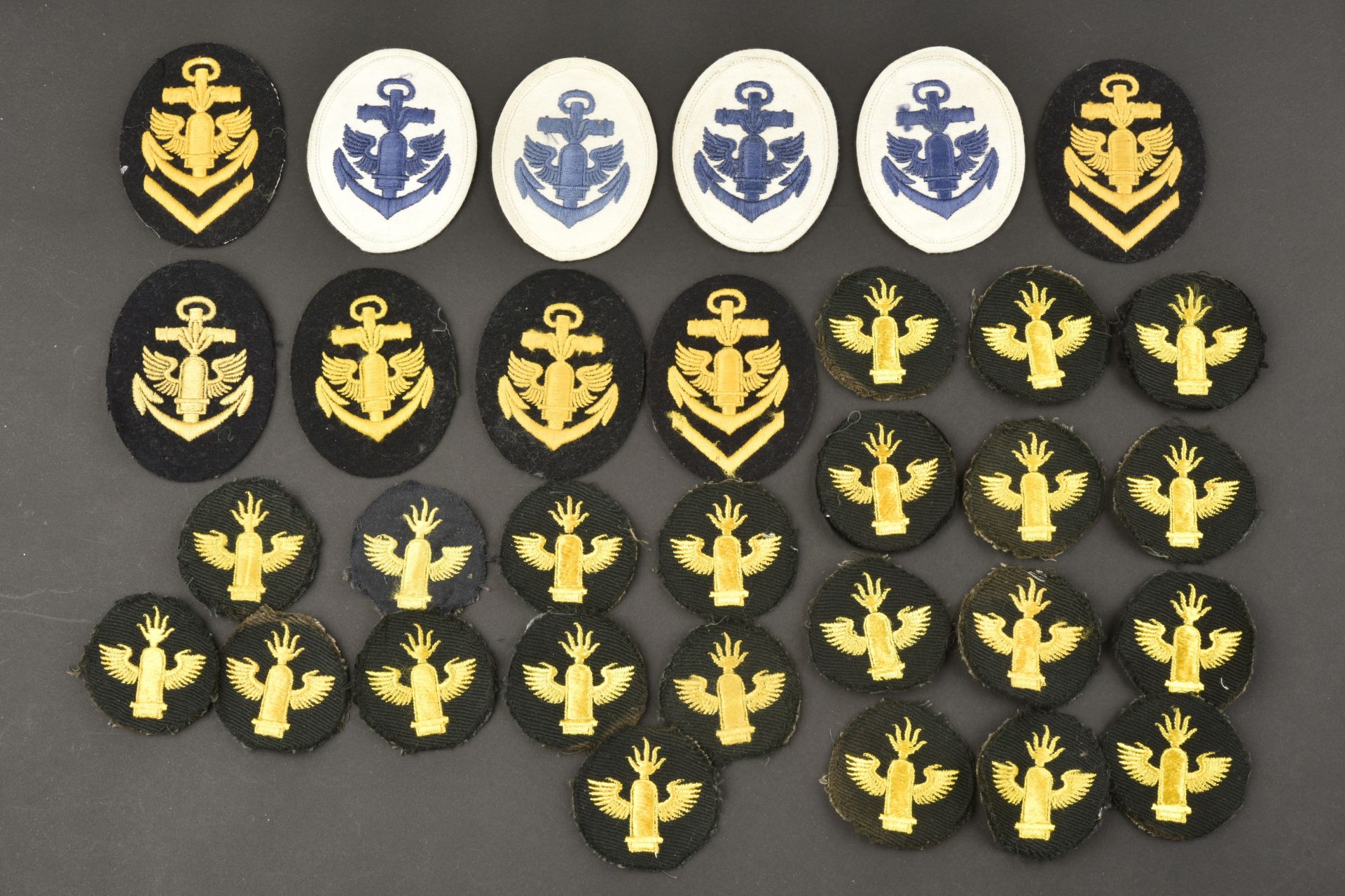 Insignes de specialite KM. Kriegsmarine speciality badges.