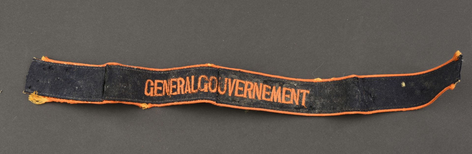 Bande de bras General Gouvernement. General Government arm band. 