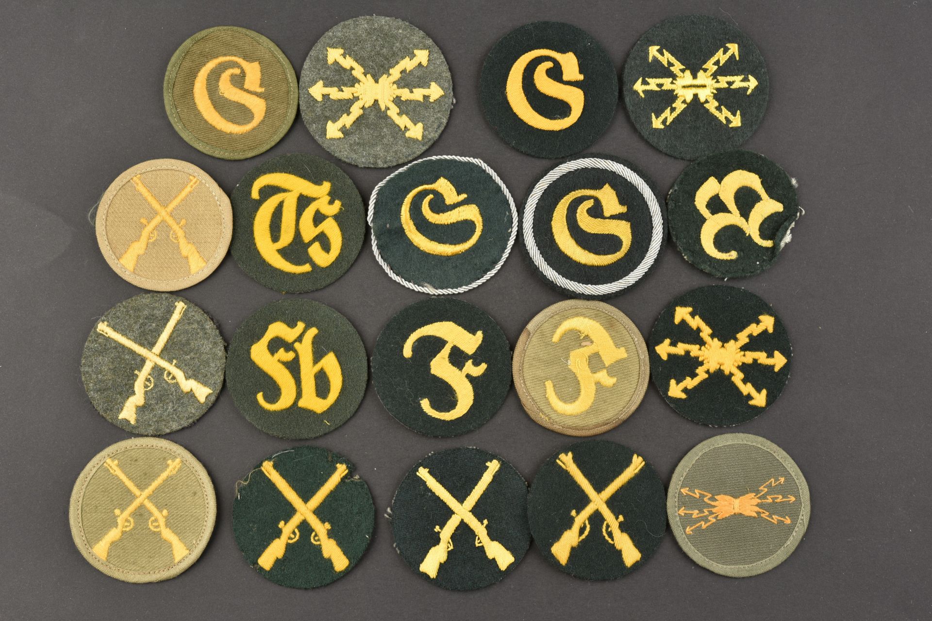 Insignes de specialite de la Heer. Heer specialty badges.