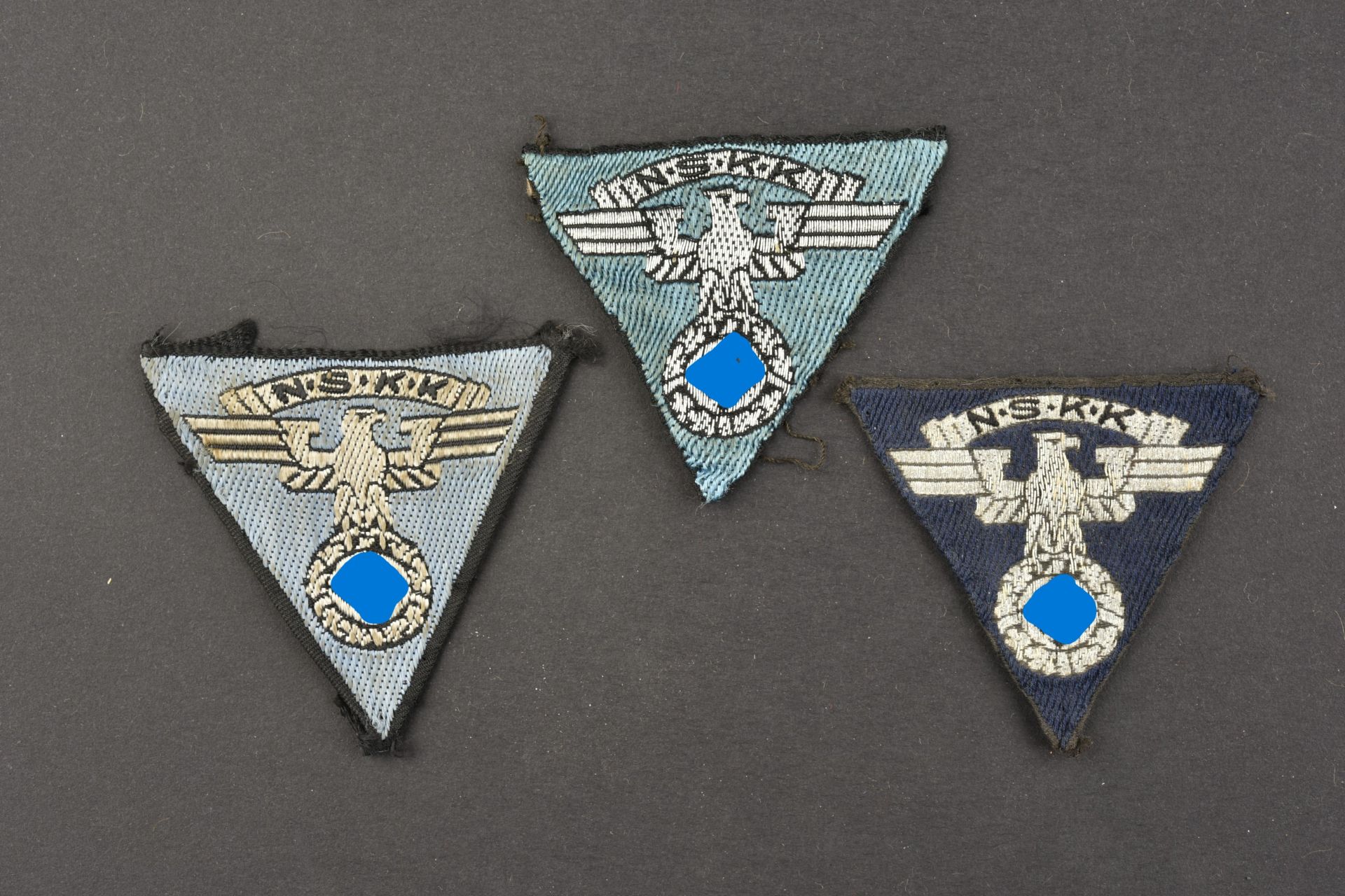 Insignes de calot NSKK. NSKK cap badges. 