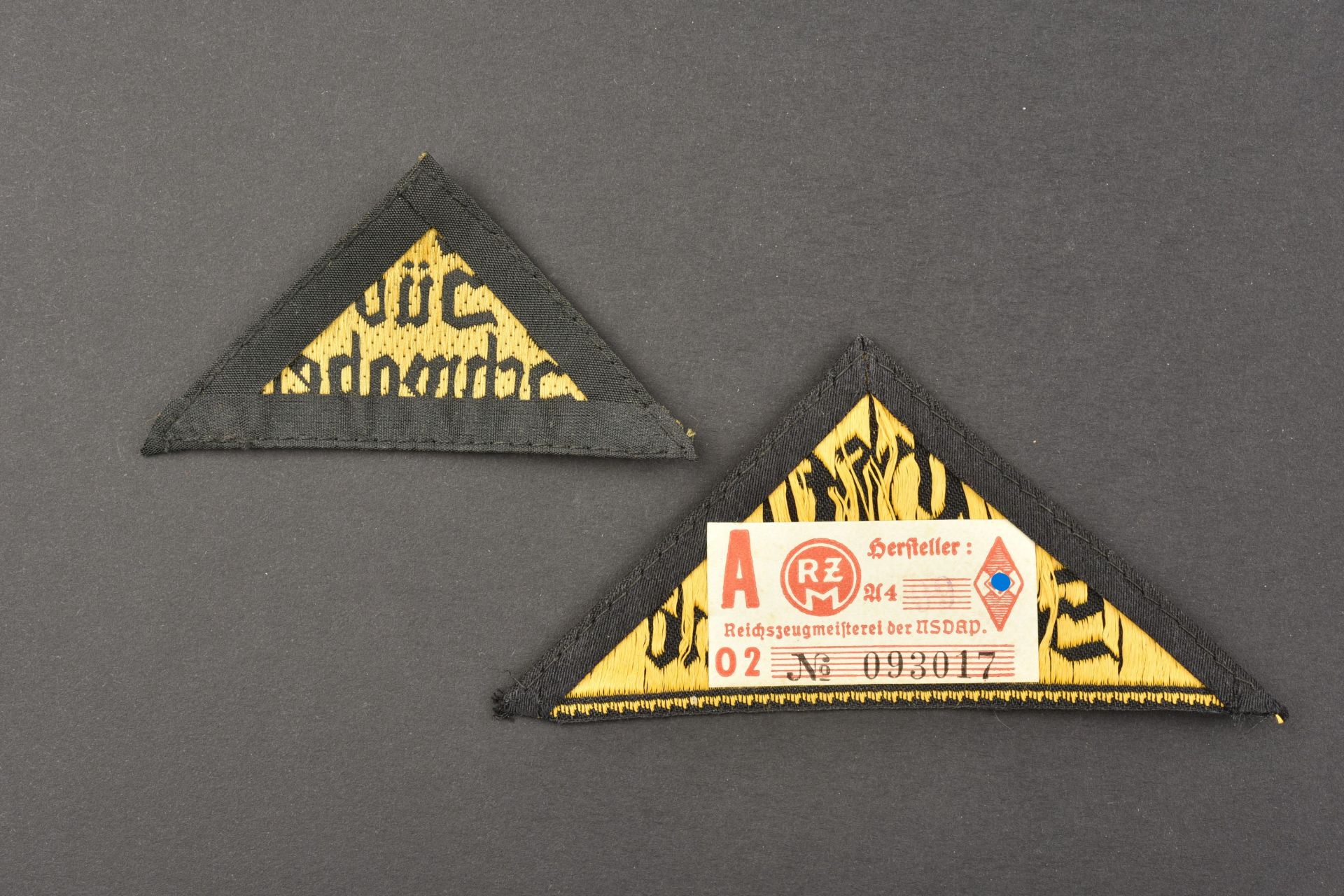 Triangles de bras HJ. Hj insignia. - Bild 3 aus 3