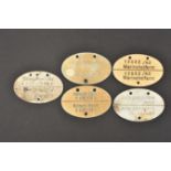 Plaques d identite KM. Kriegsmarine dog tags.