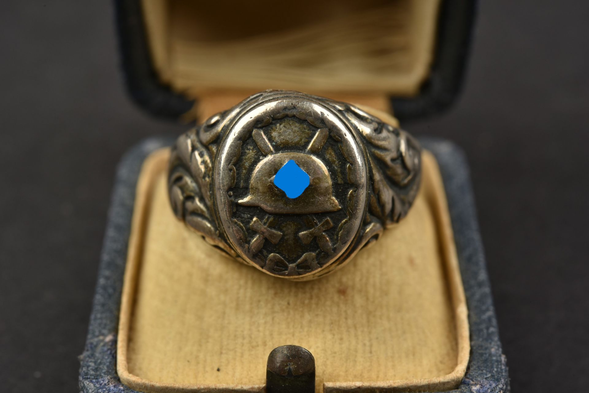 Bague allemande. German ring.  - Image 6 of 6