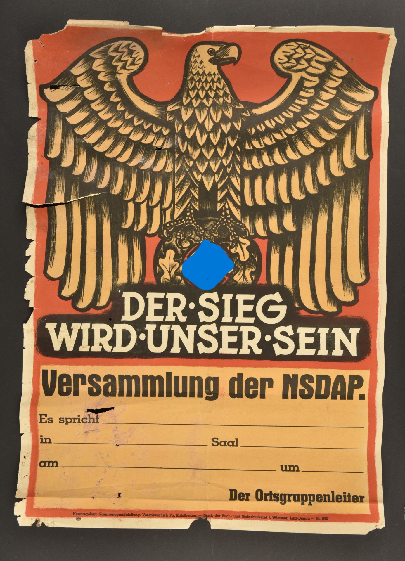 Affiche Der Sieg. Der Sieg Poster. 