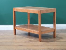 Edward Barnsley (1900-1987); A walnut two tier Coffee Table 2ft 2in W x 1ft 6in H
