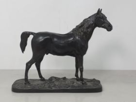 AFTER P.J. MENE; Bronze study of a Horse, 8in H