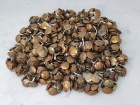 A large quantity of brass R.A.F. Buttons