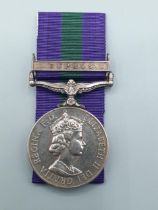 General Service Medal with 'Cyprus' Clasp engraved to 22412595 Sergeant J. Paterson, Argyll &