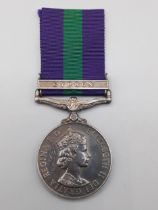 General Service Medal with 'Cyprus' Clasp engraved to 73794500 Sgt. S. Jordan, RAMC
