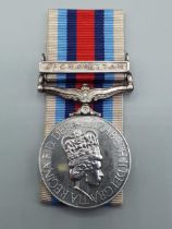 Operational Service Medal with 'Afghanistan' Clasp engraved to 30030854 Rifleman B.M.J. Albutt,