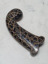 A Mughal type stone Dagger Handle