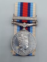 Operational Service Medal with 'Afghanistan' Clasp engraved to 25207417 Pte. M.A. Charlesworth,