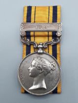 South Africa Medal with '1879' Clasp engraved to 2162 Pte. J. Lockwood, 91st Argyllshire Regiment of