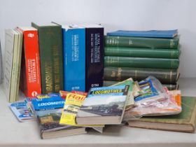 A box of Railway Books and Pamphlets including Dow, George, 'Great Central', Pendleton. J., 'Our