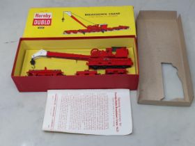 A rare boxed Hornby Dublo 4620 late production Breakdown Crane, unused. Crane shows no signs of