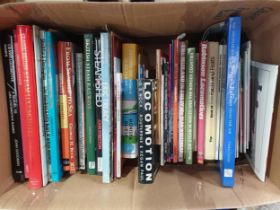 Box of Railway Books relating to Gresleys, Stanniers, Pre-grouping Lines including Goodman, 'L&NWR