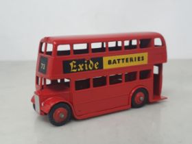 A Dinky Toys 291 'Exide' double decker Bus, mint condition, ideal for the layout