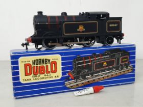 A rare Hornby Dublo L17 0-6-2T Locomotive, unused with yellow insert super box. Locomotive shows