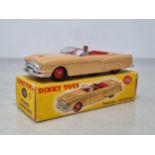 A boxed Dinky Toys No.132 tan Packard Convertible, Nr M-N. box Ex