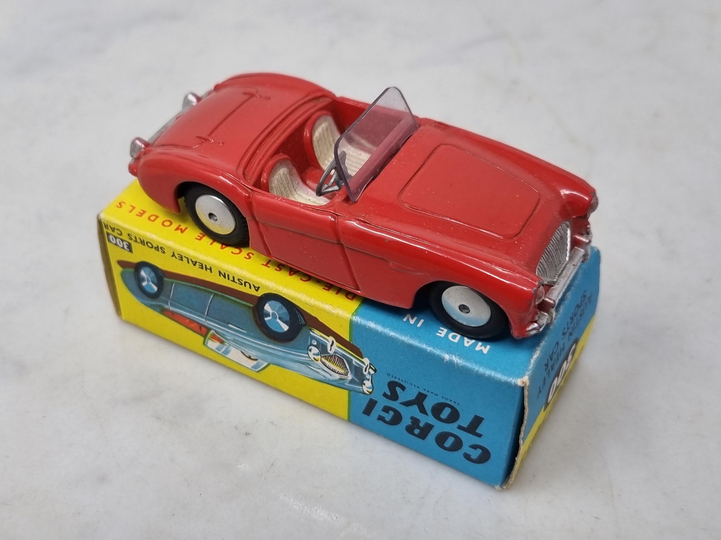 A boxed Corgi Toys No.300 red Austin-Healey Sports Car, Nr M-M, box superb - Image 2 of 3