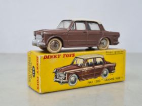 A boxed French Dinky Toys No.531 Fiat 1200 'Grande Vue', Ex, box VG