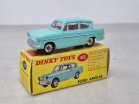 A boxed Dinky Toys No.155 Ford Anglia, Nr M-M, box superb