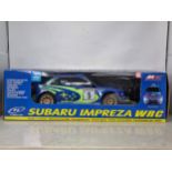 A boxed 1:10 scale Radio Control Subaru Impreza WRC