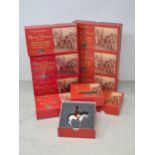 Ten boxed W. Britain's Centenary Series Sets 'Queen Victoria Presenting Scots Guards with the