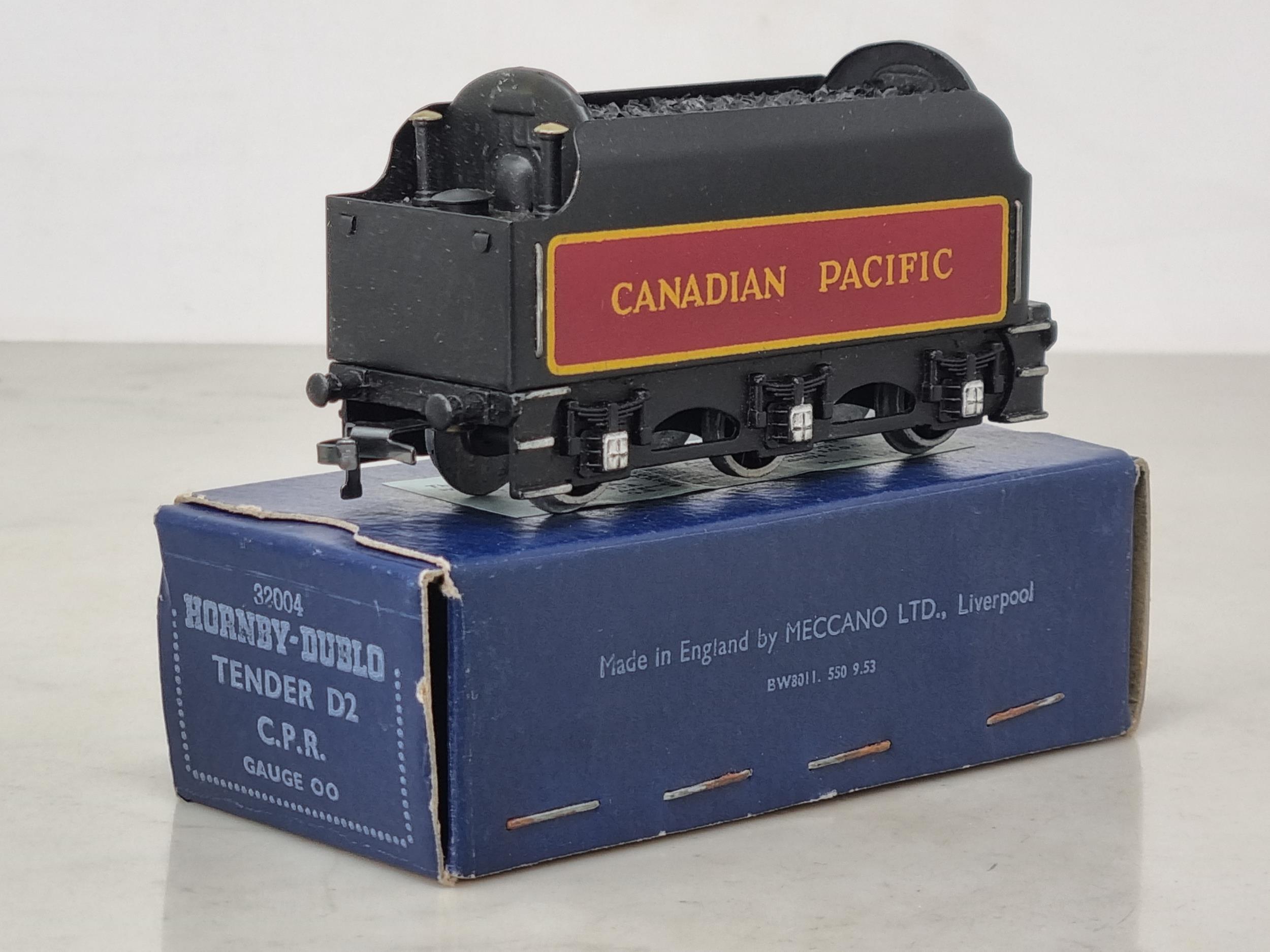 A rare boxed Hornby Dublo D2 C.P.R. Tender, almost certainly unused and in mint condition. Box in - Image 2 of 3