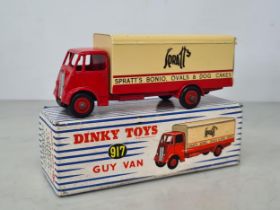 A boxed Dinky Toys No.917 'Spratts' Guy Van, Ex, box VG