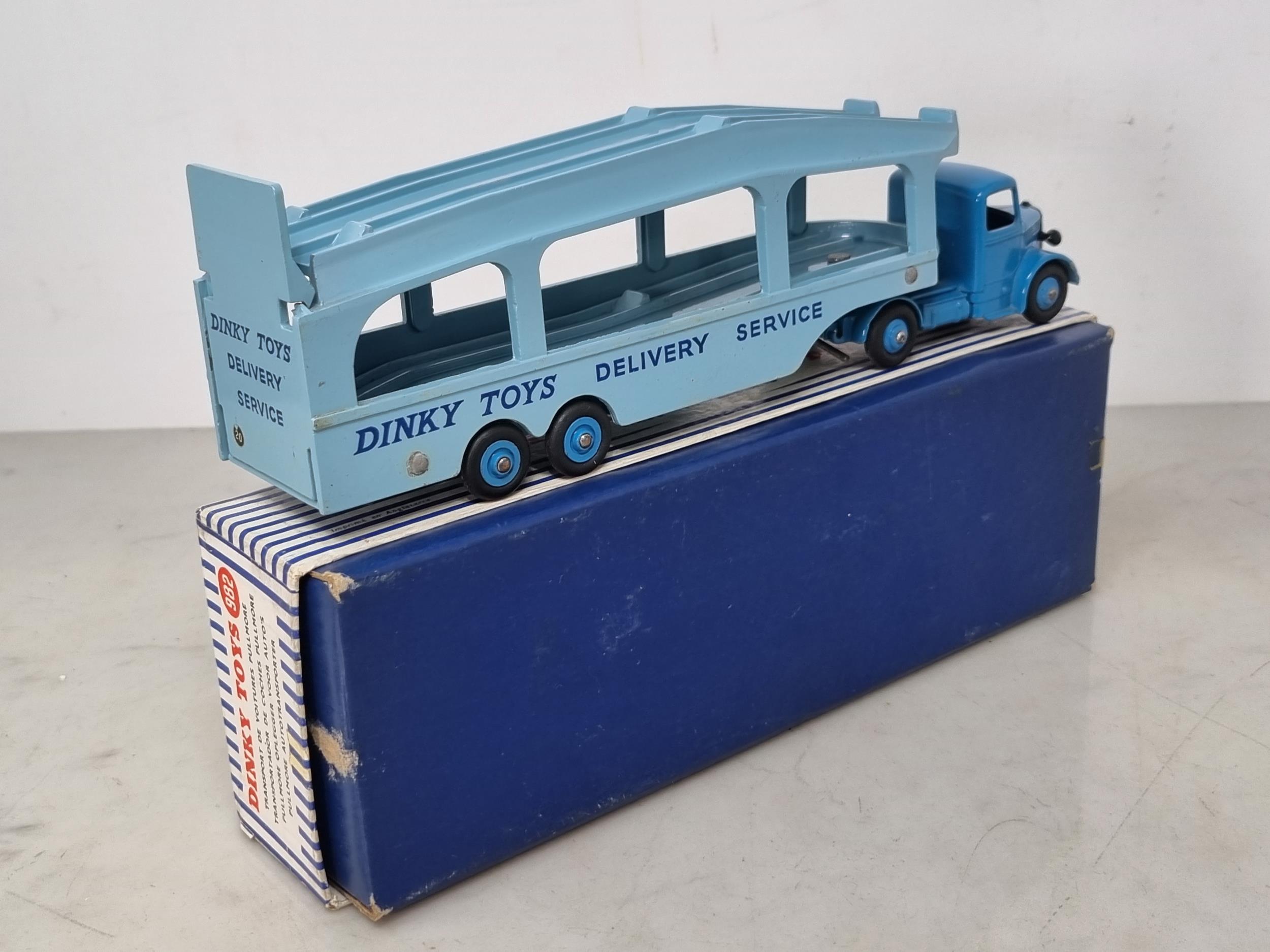 A boxed Dinky Toys No.982 Pullmore Car Transporter, Nr M-M with No.994 Ramp and packing, box Ex, - Image 3 of 3