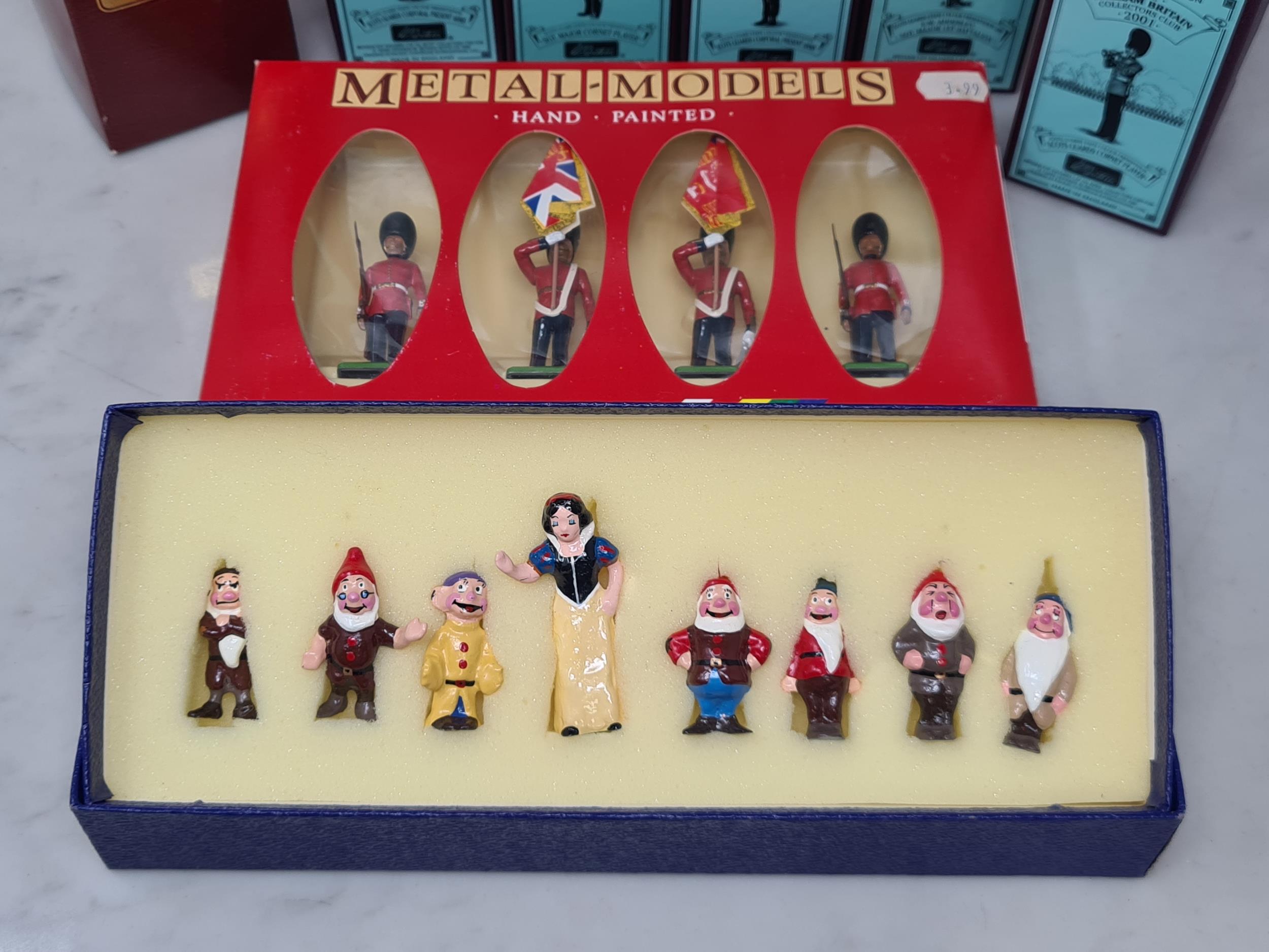 Ten boxed W. Britain's Collector's Edition Models of Scots Guards, a boxed 40318 Drum Major in State - Image 2 of 3