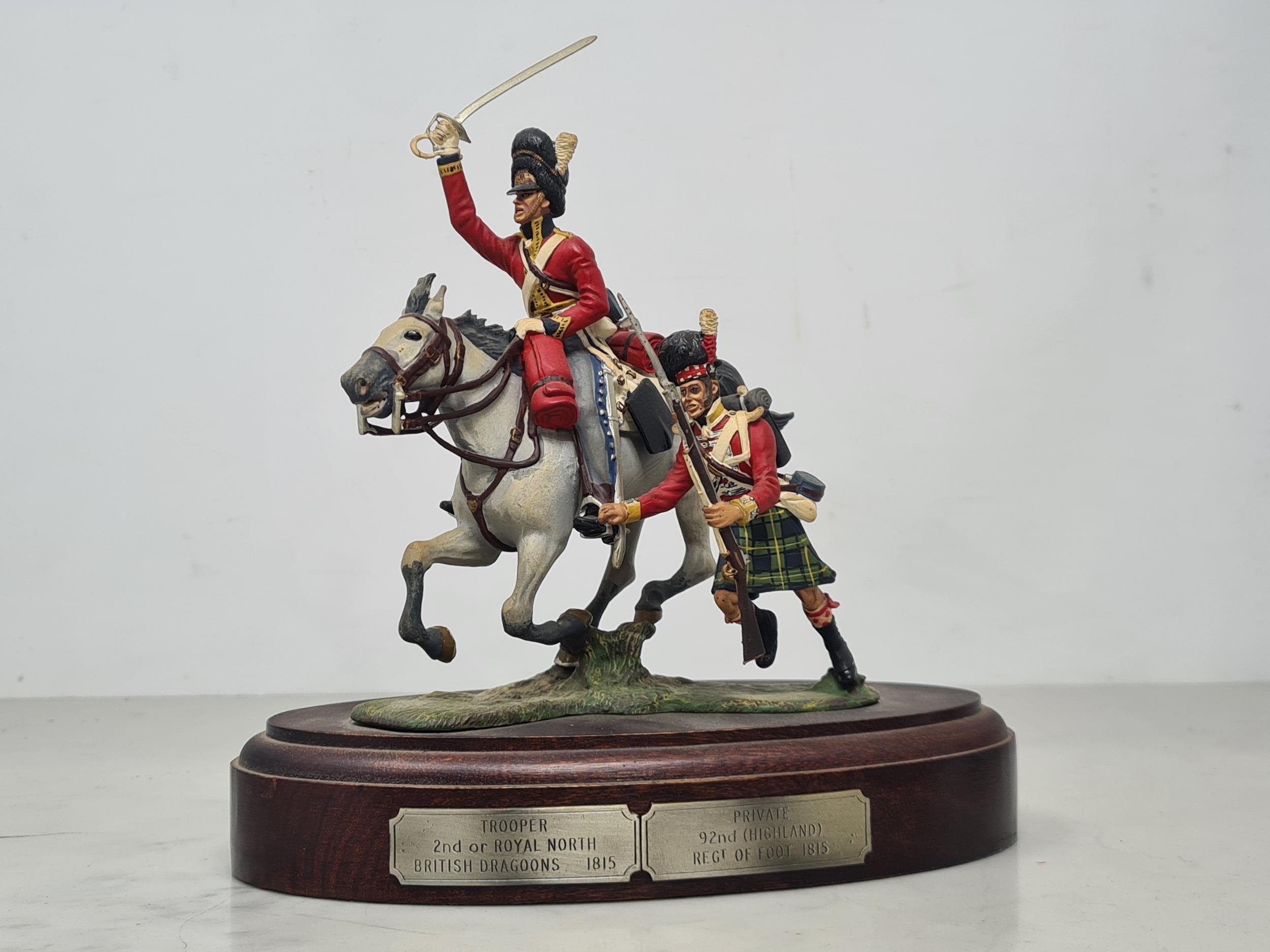 A painted lead Figure by Charles C. Stadden depicting a Trooper of 2nd or Royal North British