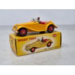 A boxed Dinky Toys No.102 dark yellow M.G. Midget Sports, Nr M-M, box nr perfect