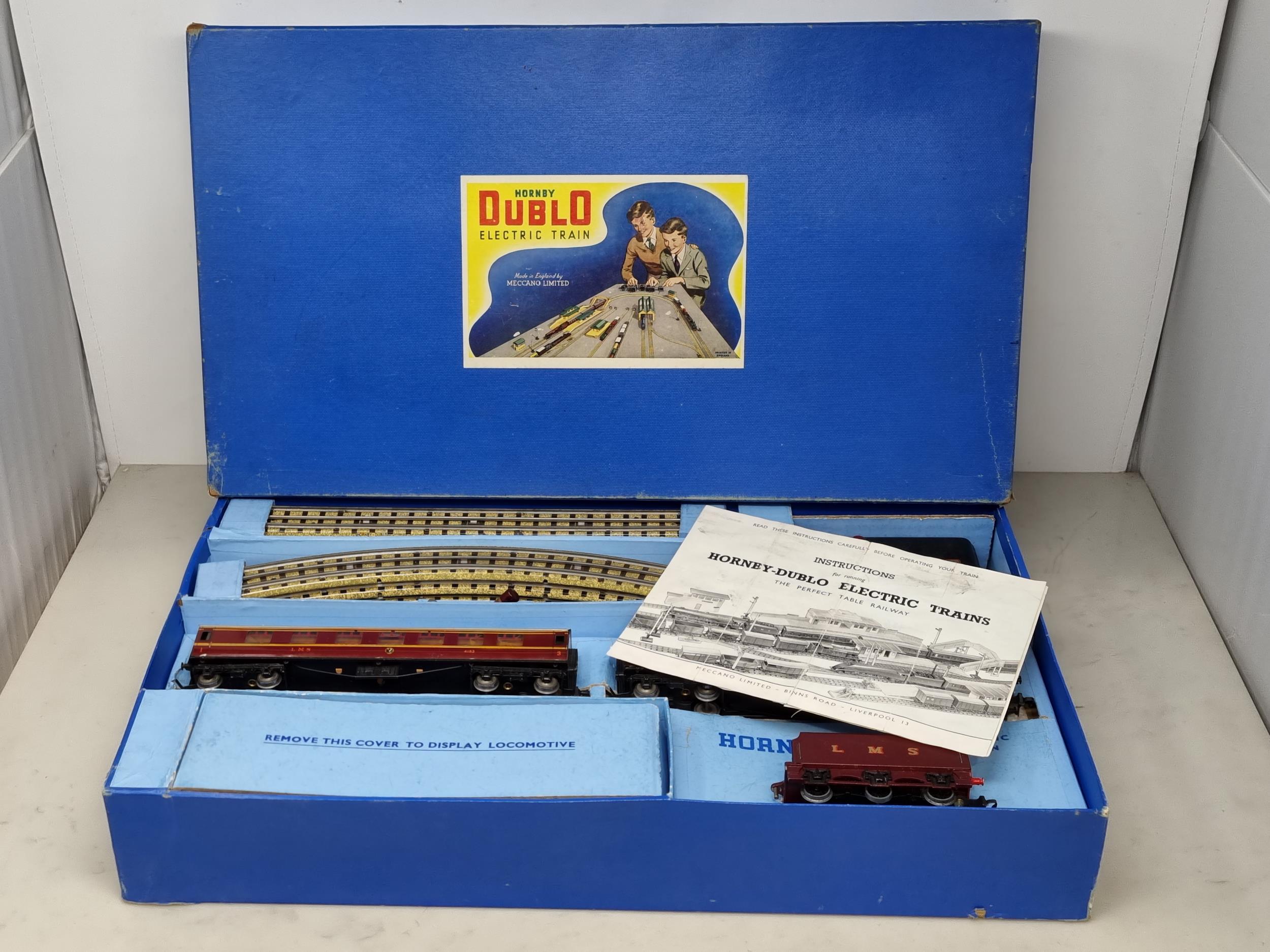A boxed Hornby Dublo EDP2 'Duchess of Atholl' Set, 1/2in version. A superb example lightly run and