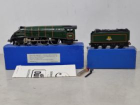 A boxed Hornby Dublo EDL11 gloss 'Silver King' Locomotive, unused. Locomotive shows no signs of